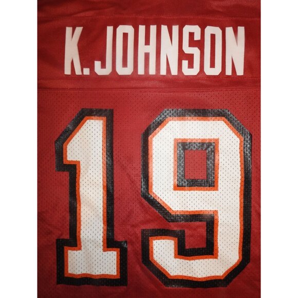 Vintage Keyshawn Johnson #19 Tamp Bay Buccaneers Nike Team Jersey Men's Large - Picture 9 of 10
